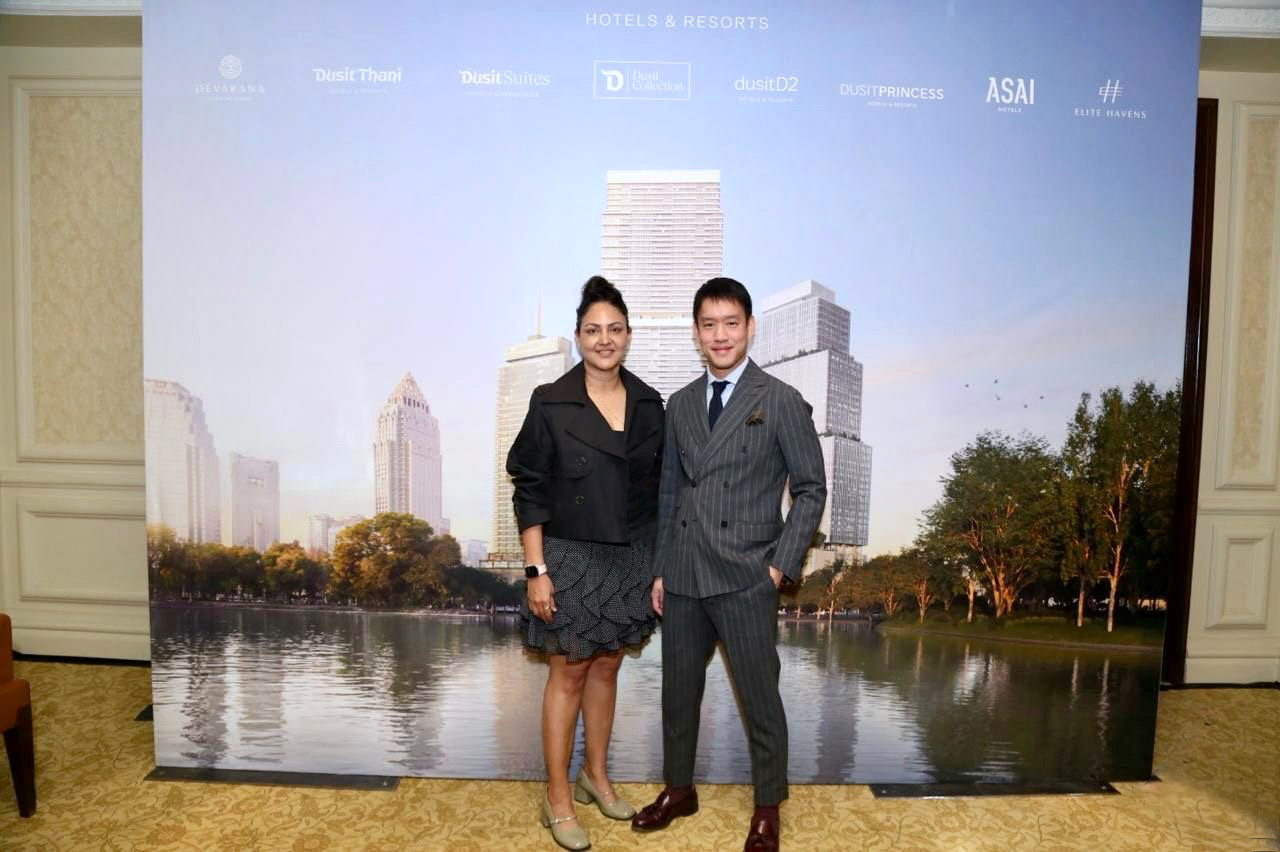Dusit International unveiled its expansion plans for India during a media briefing held at The Leela Palace, New Delhi, on 3 April 2025. Pictured: Ms Deepika Arora, Consultant/Advisor – South Asia, Dusit International, and Mr Siradej Donavanik, Vice President – Development (Global), Dusit International.