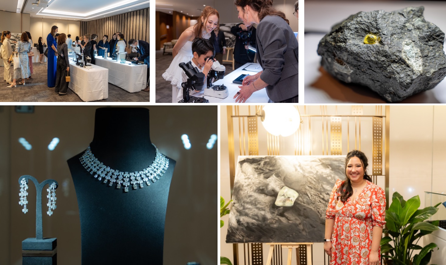 The exclusive "Natural Diamond Workshop" for our distinguished guests has concluded, leaving attendees with unforgettable experiences in diamond exploration.
