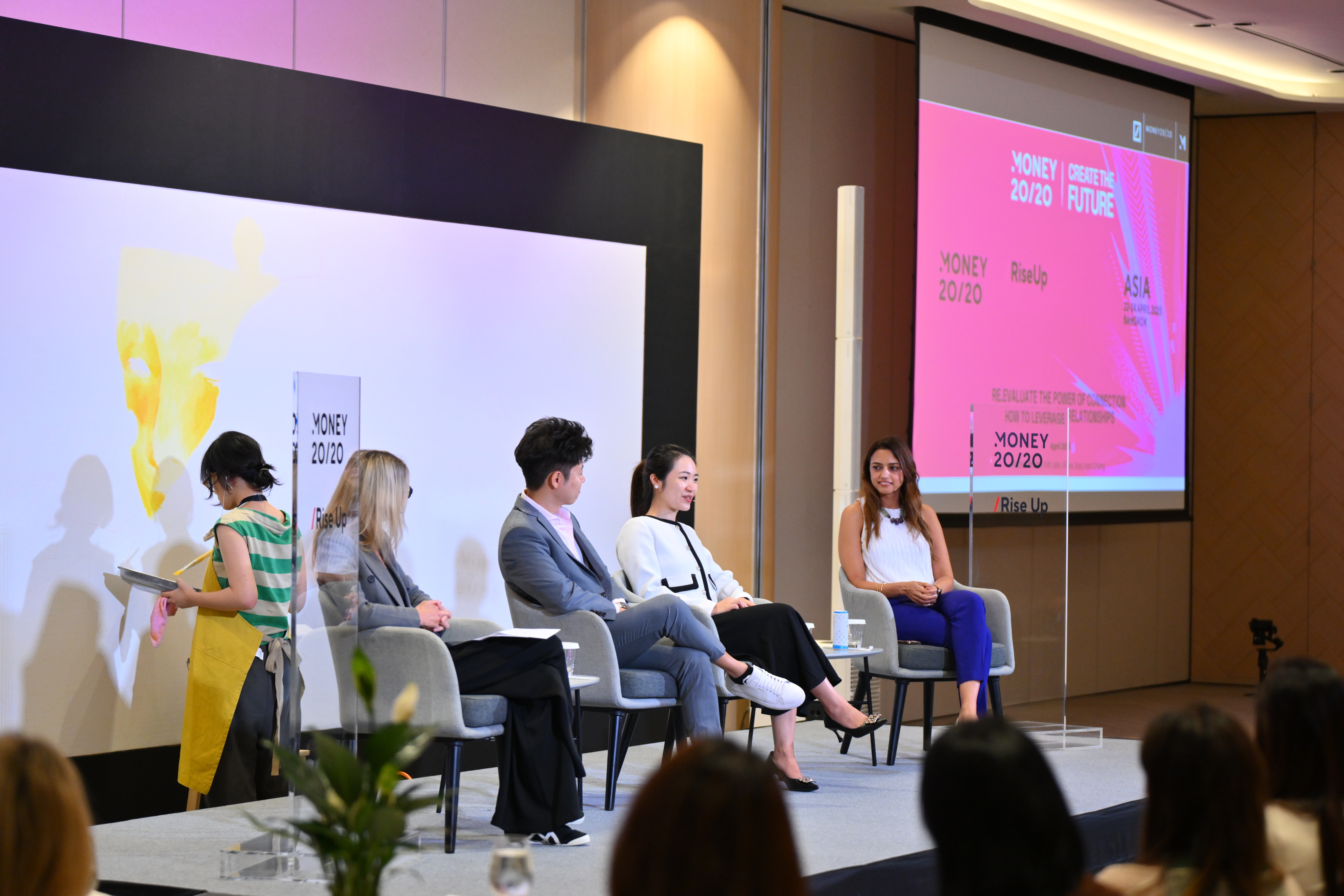 Violas Xiao, Local CEO of Singapore at XTransfer (third from left), at the Money2020 Asia’s Panel