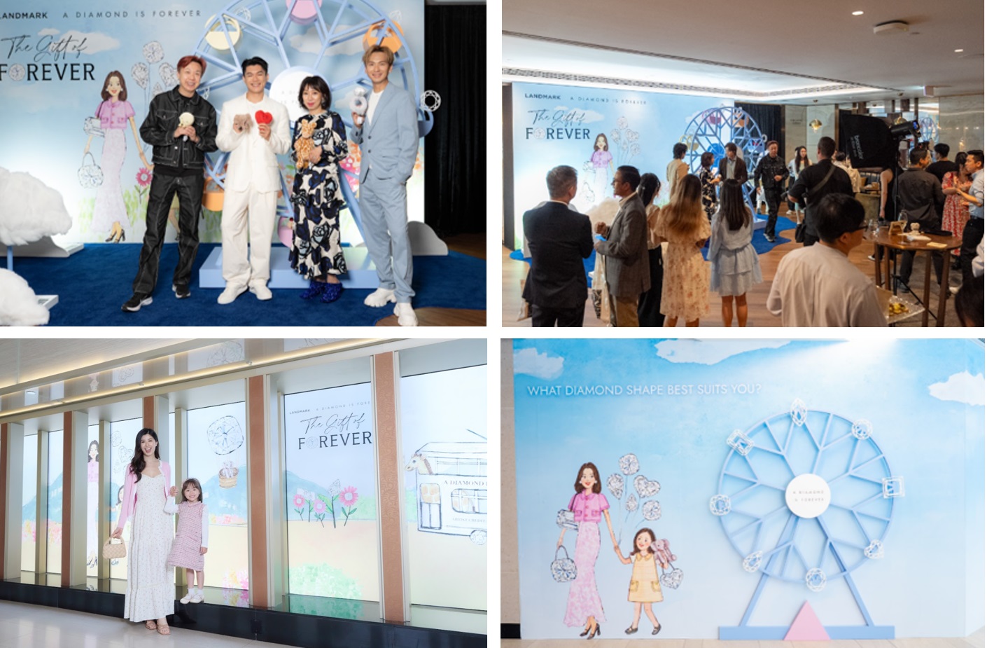 As LANDMARK’s inaugural large-scale promotion centred on natural diamonds, this celebration embodies De Beers Group’s vision of celebrating life’s precious moments with natural diamonds.