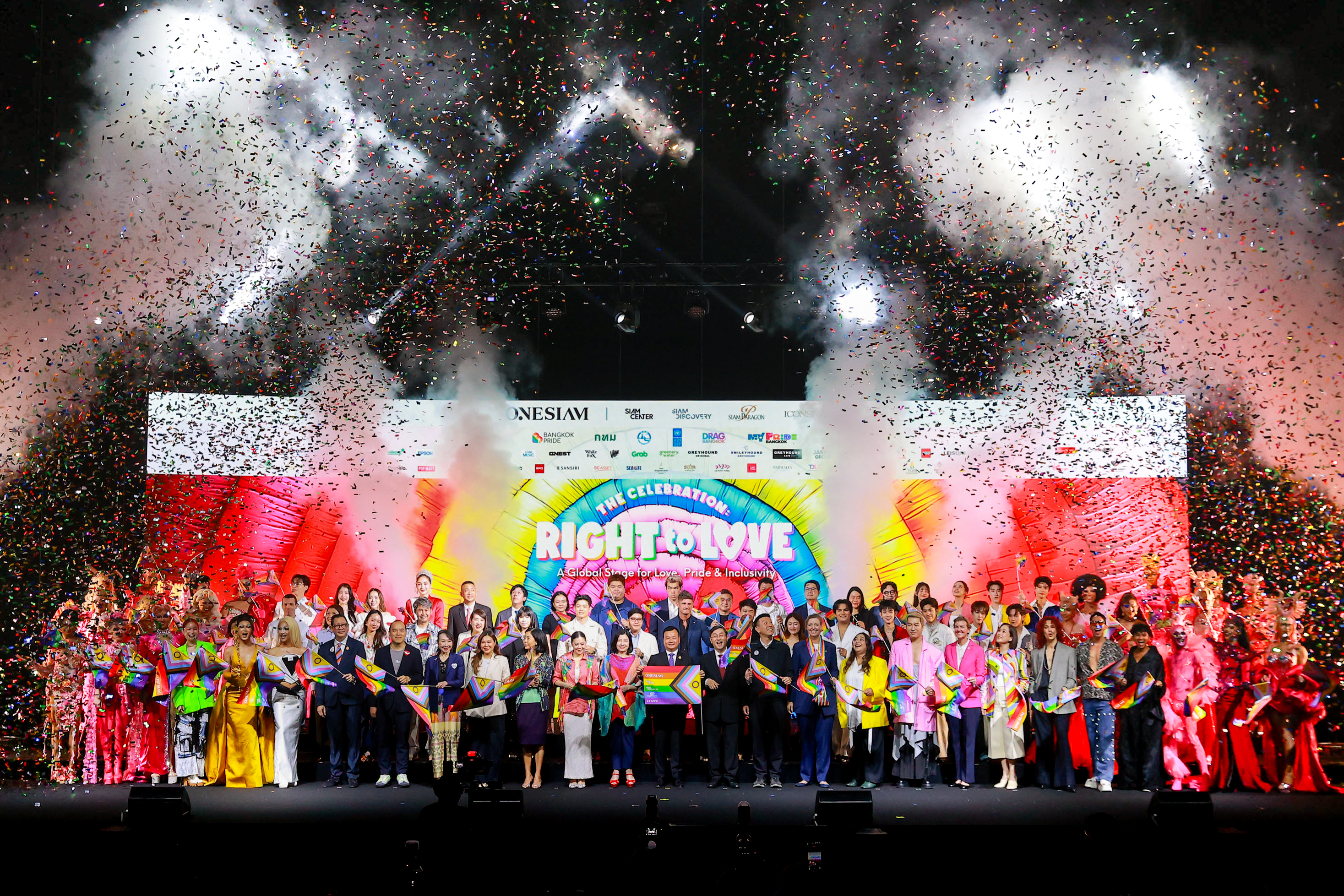 Siam Piwat, together with Bangkok Pride, the Tourism Authority of Thailand, the Bangkok Metropolitan Administration, the Creative Industry and Soft Power Institute, the Creative Economy Agency, and the United Nations in Thailand, along with over 70 government agencies and private sectors launches “Bangkok Pride Festival 2025” and “The Celebration: Right to Love”