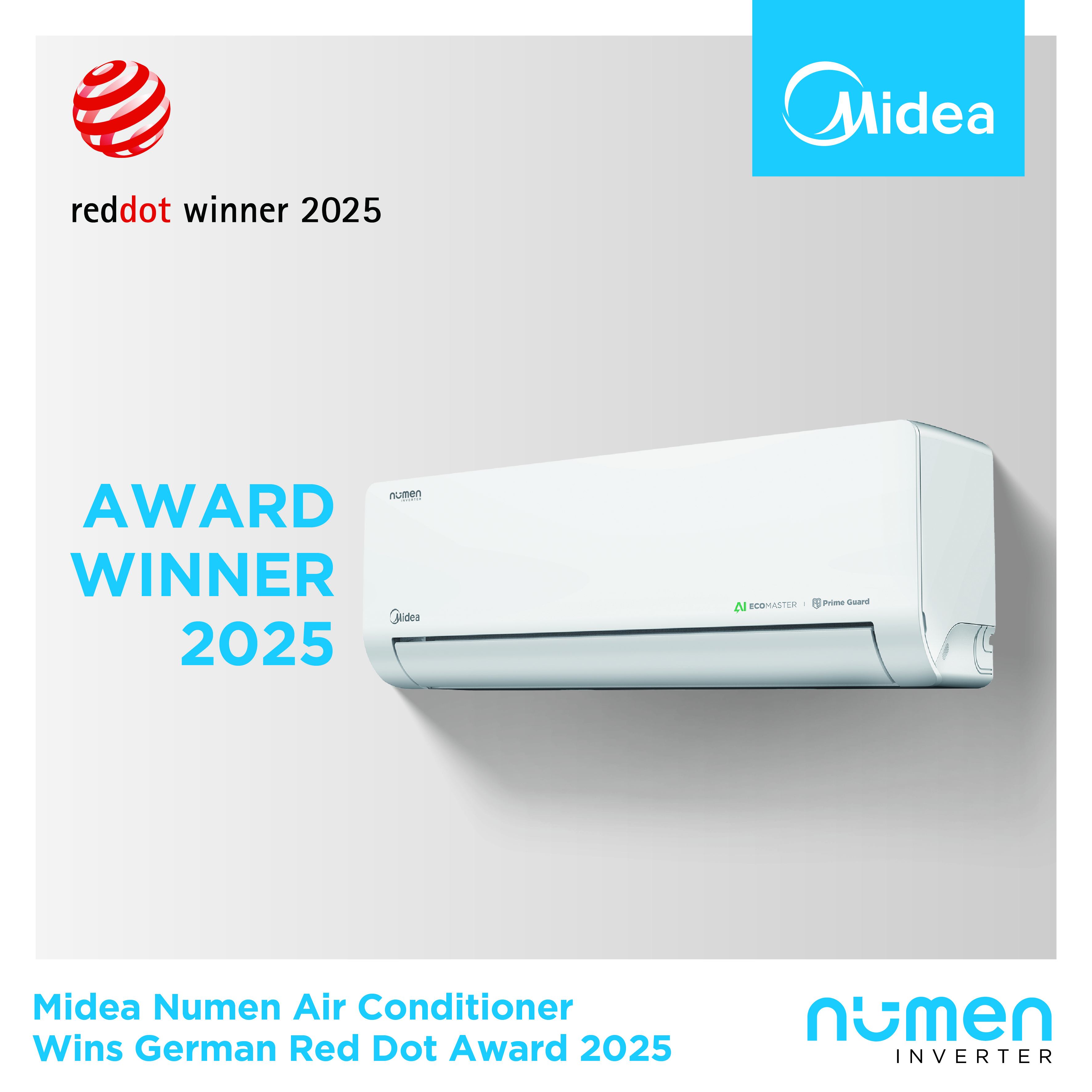 Midea Numen AC for Southeast Asia Earns German Red Dot Award for Groundbreaking Designs
