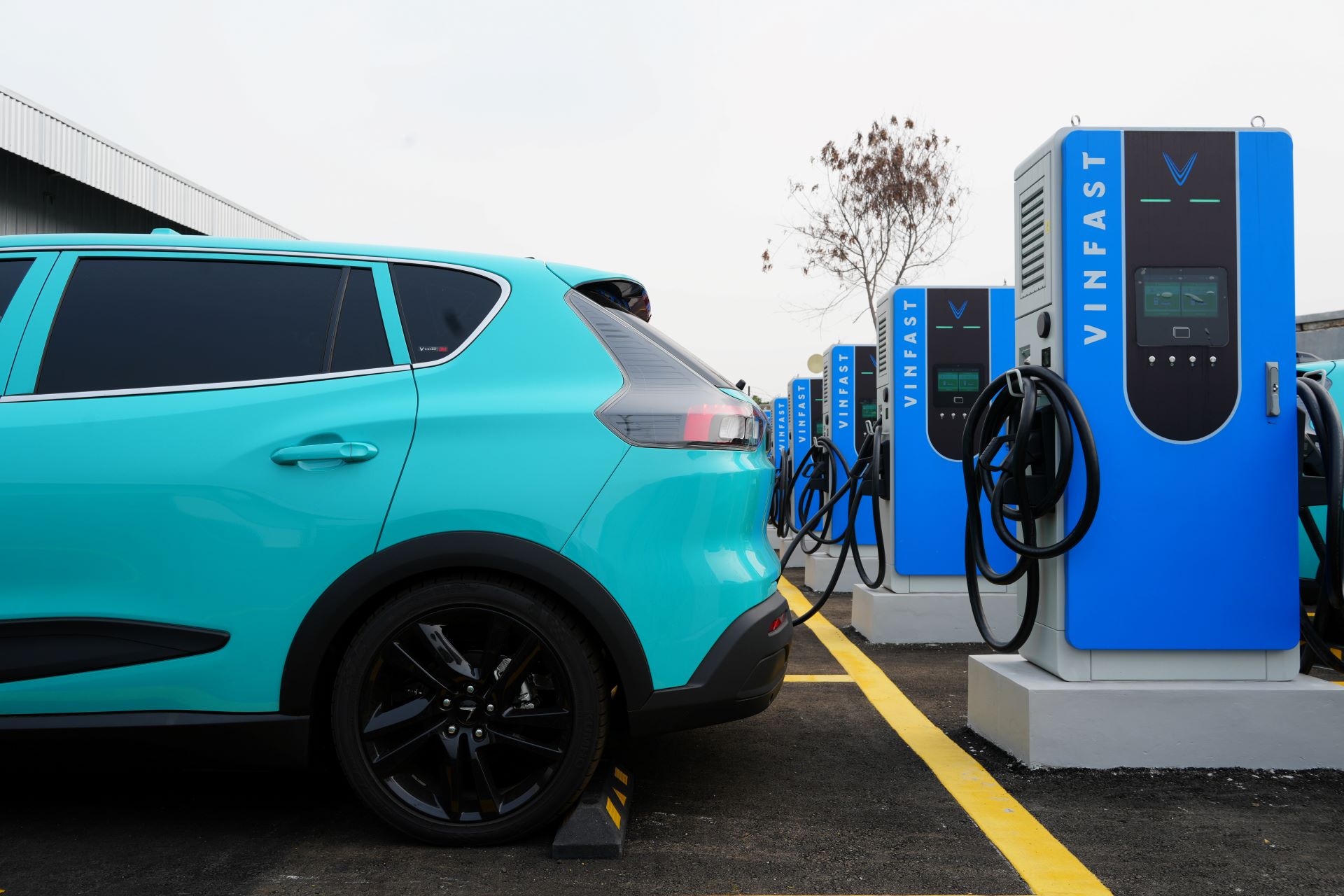 V-Green charging stations are currently in operation in Vietnam.