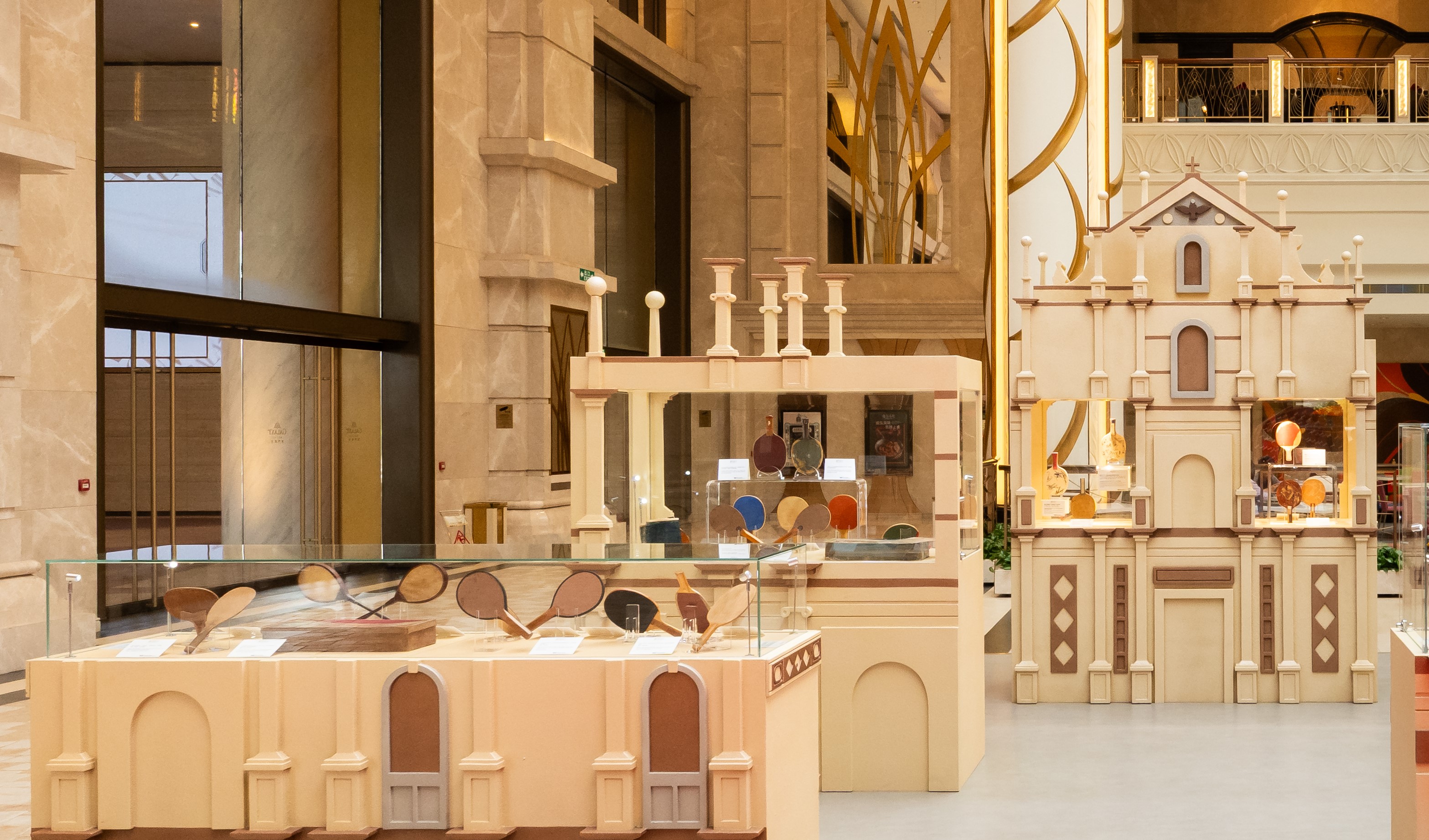 Precious Racket Collectibles Zone: The collection is smartly arranged in cabinets inspired by the iconic Ruins of St. Paul’s, offering a thoughtful examination of craft, form, and function.