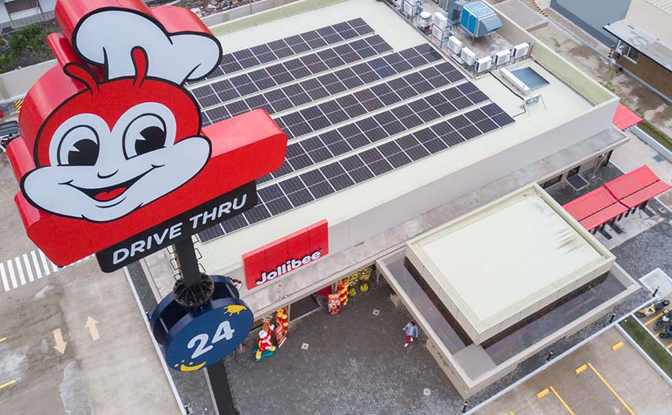 Jollibee Group advocates for the use of clean energy not only in its own Manufacturing and Logistics facilities but also in its brand stores.