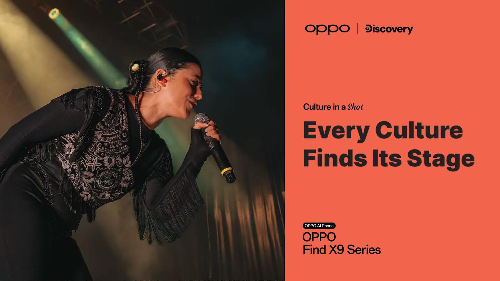 OPPO and Discovery Channel partner to capture the cultural moments with OPPO Find X9 Series.