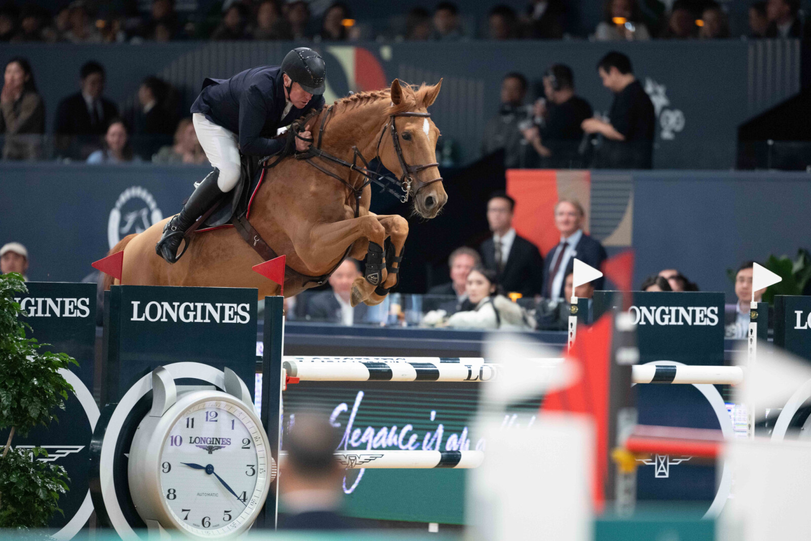2026 THE LONGINES GRAND PRIX winner Roger Yves Bost (Image Credit The Longines Hong Kong International Horse Show)