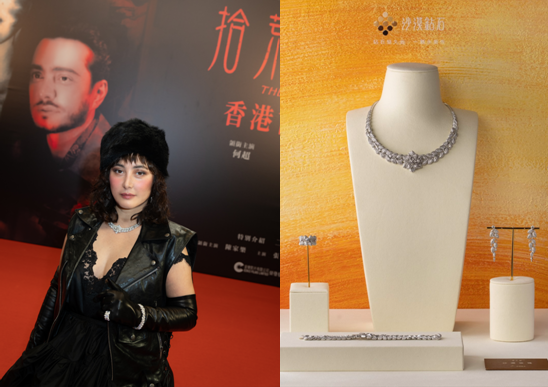 Josie Ho shines in Chow Tai Fook Desert Rose Collection, expressing her bold and distinctive style.